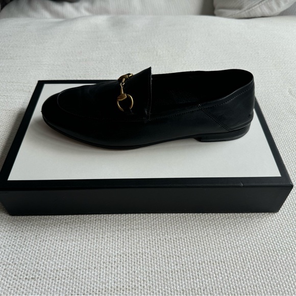 Gucci Black Leather Loafers - Picture 9 of 14